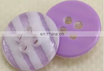 Factory Custom Service Plastic Buttons 4 Holes Full Shiny Luster Shirt Resin Button Sewing Accessories photo-4