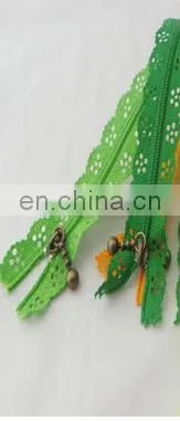 Colorful Network Lace Invisible Nylon Lace Zipper ---3# 4# 5# 8# 10# photo-4