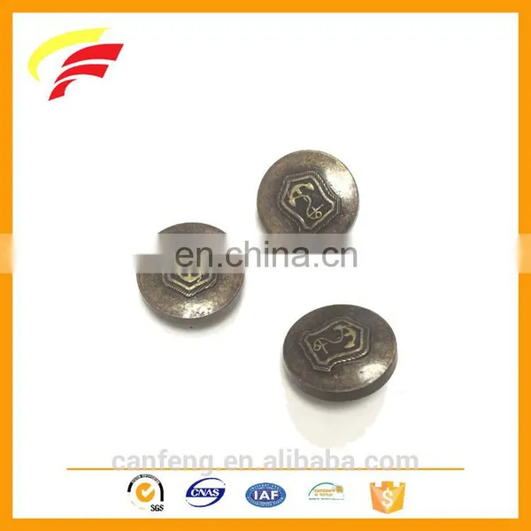 ODM Zinc Alloy Metal Custom Snap Button With Emboss Logo photo-4