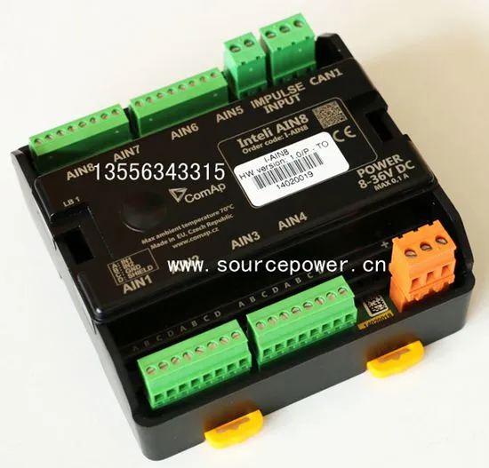 ComAp Inteli IO8/8 I-IO8/8 Inteli AIN8 I-AIN8 Inteli AIN8TC I-AIN8TC Analog Input Channels and 1 RPM/Impulse Input Module photo-4