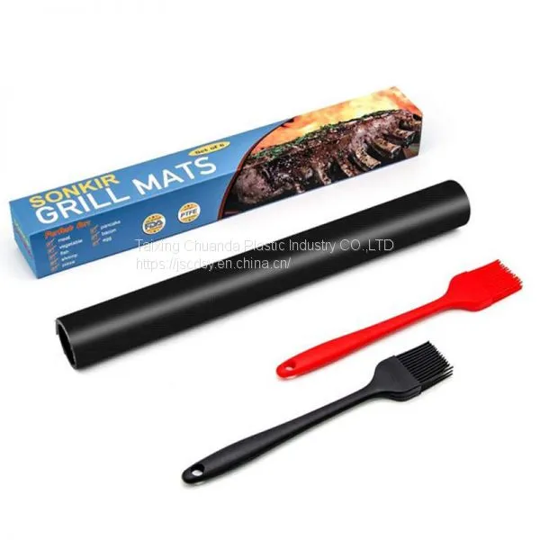 FDA SGS Tested PTFE Non-Stick Mesh Grill BBQ Cooking Mat BBQ Grill Mat photo-2