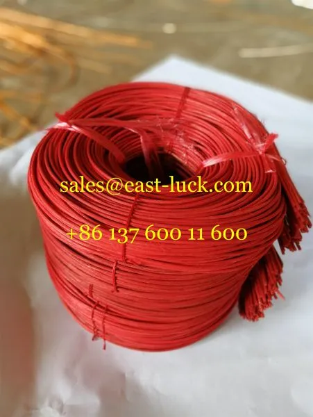 Dyed color rattan core