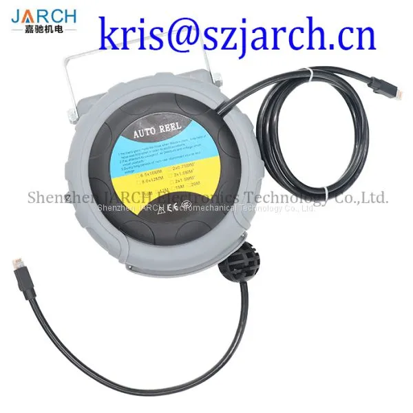 5~9 meter cable CAT5 Data Cord Reel Retractable Small Ethernet Cable Reels