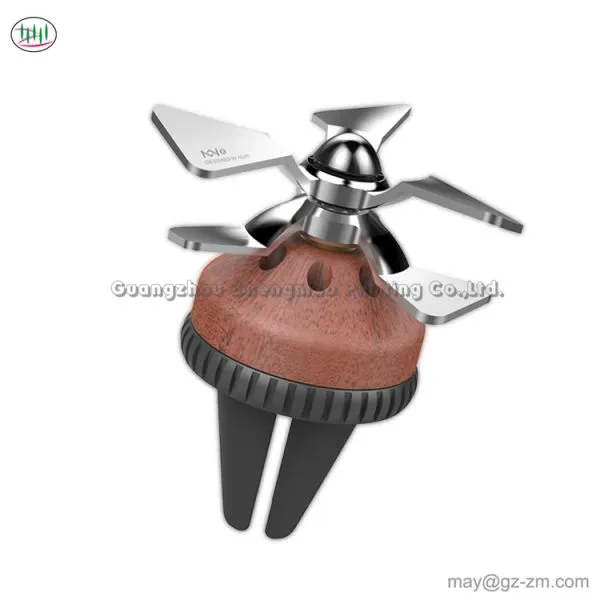Car Air Fresheners Vent Clip Essential Oil Car Fragrance Diffuser Vent Clip Car Decoration Car Purifier Mini Fan Spin Propeller