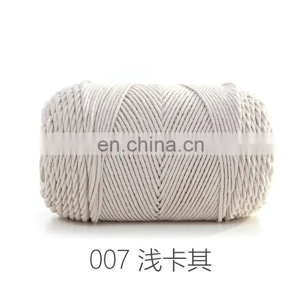 Rainbow Color 55%Acrylic 45%Cotton Yarn Product,colorful Knitting Acrylic Yarn, Acrylic Roving Yarn for Hand Knitting Sweater photo-2