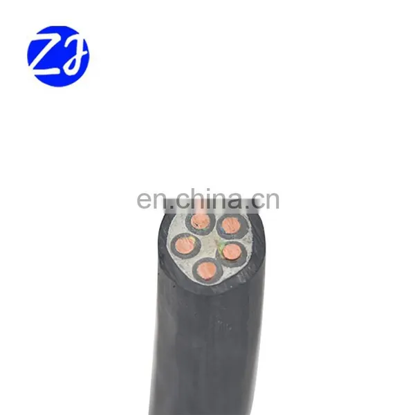 PVC Sheath YJV 5*6 Sizes Black Electrical Power Cable photo-5