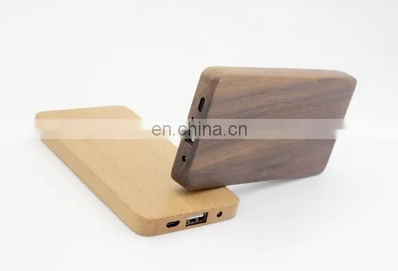 Cool Design Wooden Power Bank 4000mah Battery Charger photo-5