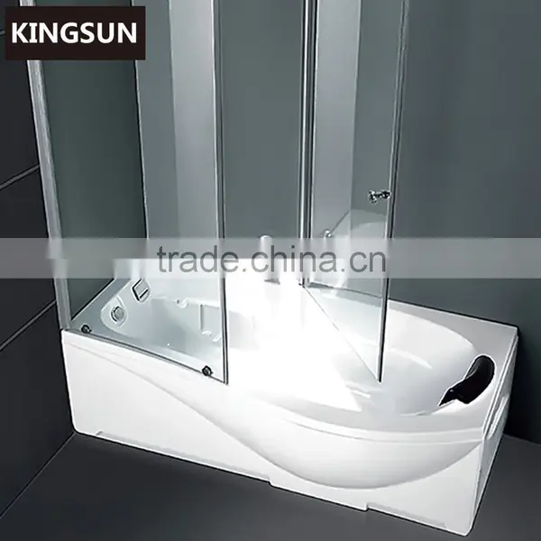 Rectangle Acrylic Bath Hinge Open Framless Shower Screen K-32