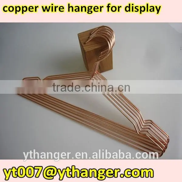 Luxury Metal Wire Hanger Copper Hanger for Disply photo-2