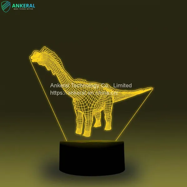 Buy Dinosaur 3D Touch Lamp Smart APP Control Best Christmas Gifts photo-5