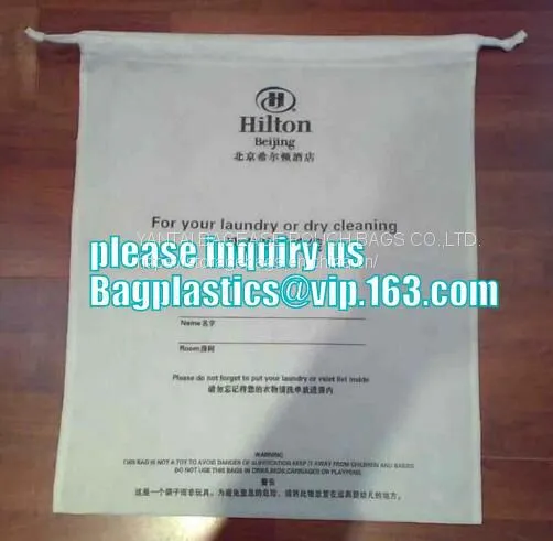 DRY CLEANING GARMENT BAG COVER, SANITARY LAUNDRY BAG, HOTEL, LAUNDRY STORE, CLEANING SUPPLIES,HANGER BAG photo-2