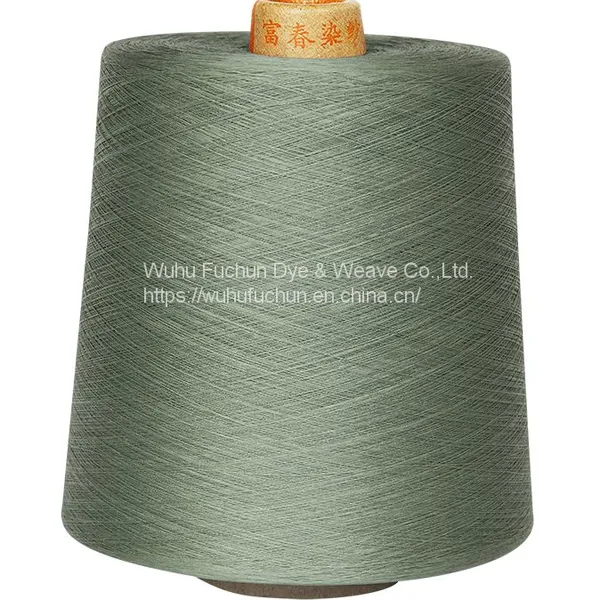 GASSED MERCERIZED COTTON DYED YARN photo-4