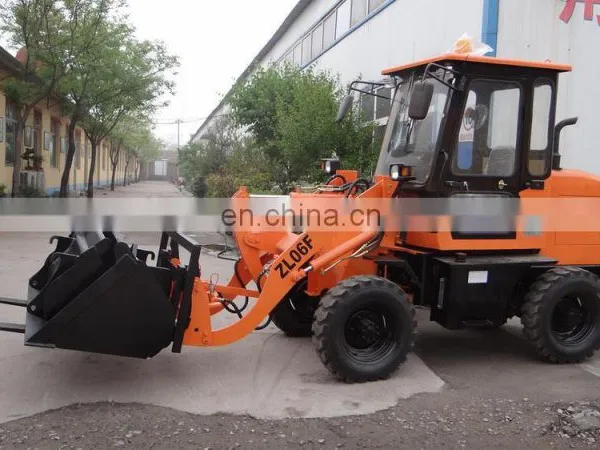 0.6ton 4 Wheel Drive New Compact Hydraulic Mini Wheel Loader With CE photo-4
