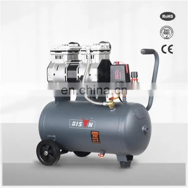Bison China Advanced Technology Silence Dental 2HP Factory Manufacturer Oil Free Air Compresor