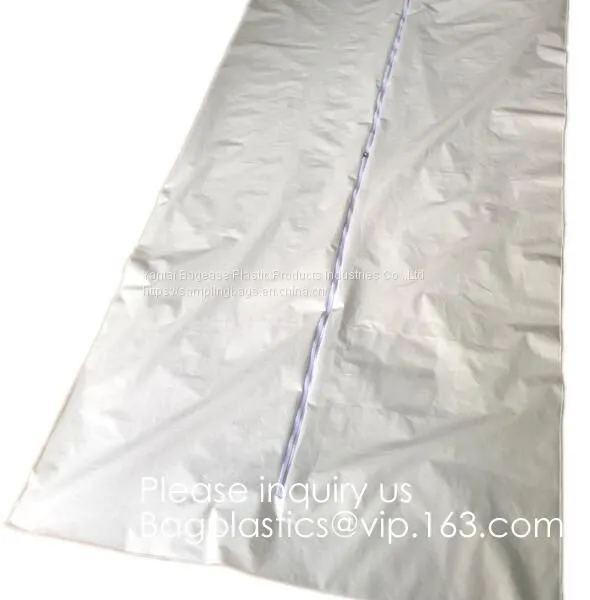 Body Bags, CE Death Body Bag For Virus Infected Patient Black Body Mortuary Bags For Dead Bodies Corpse Storage Bag photo-4