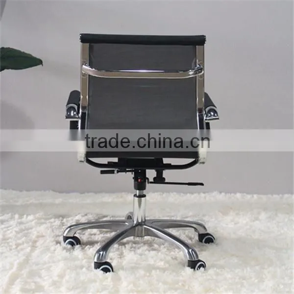 Low Back Swivel Lift Netting Fabric Office Chair photo-4