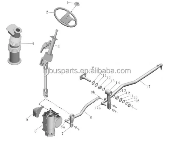 Good Bus Parts Accessoris Luxury Auto Steering Systems HJSS-28x30-RH Steering Link Ball Joint photo-6