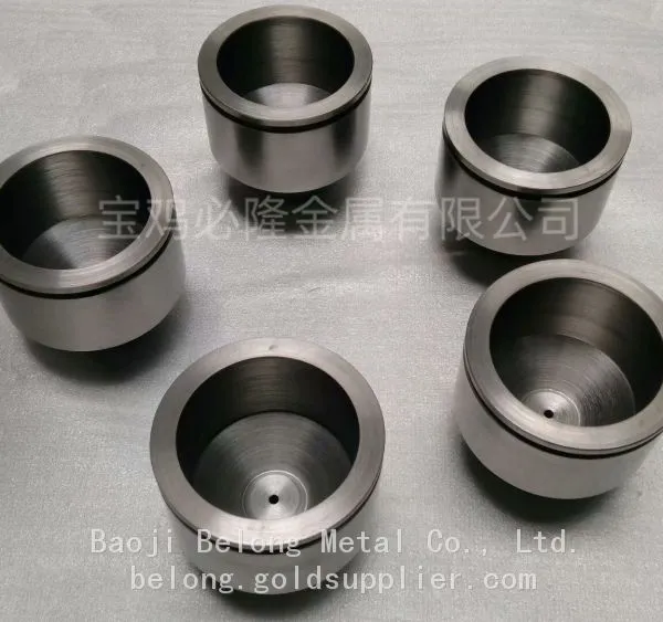 High-Performance 99.95% Purity Molybdenum Crucibles photo-3