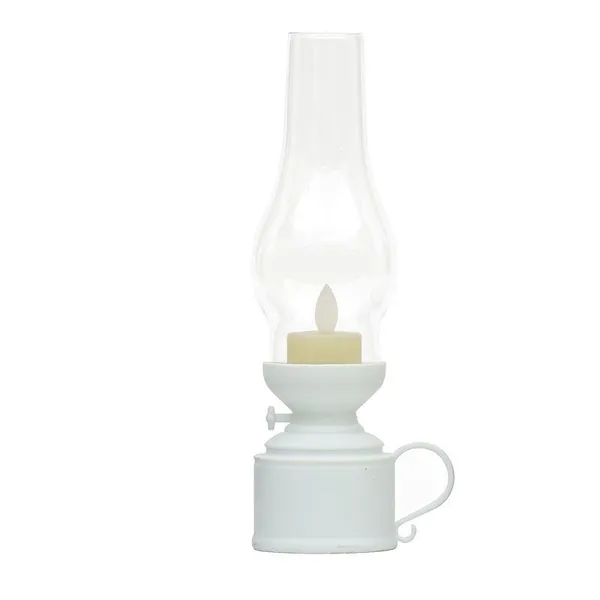Small Vintage LED Lamps, Flameless Kerosene Style for Photo Props & Bedside Decor photo-3