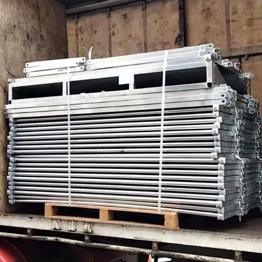 Durable 1.1m X 0.5m Galvanized Steel 6 Rail Sheep Gate With Handrail Livestock Equipment photo-3