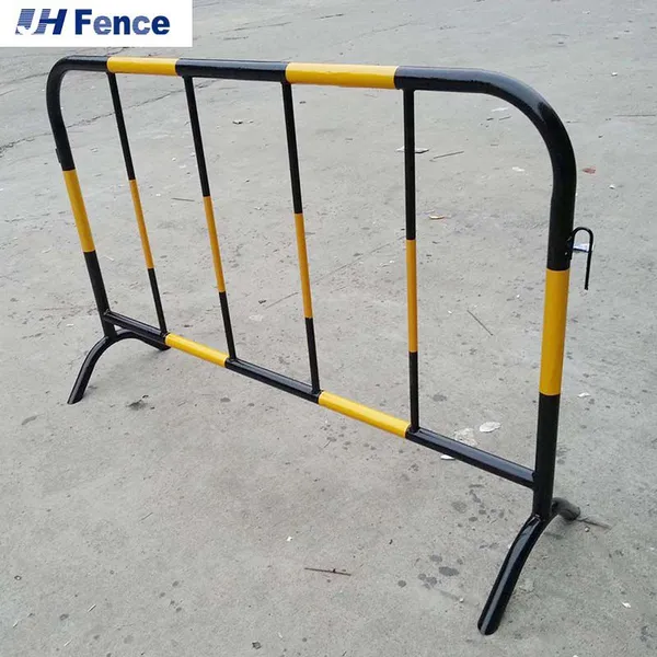 Manufacturer Customized Cheap Crowd Control Fence Hot Dipped Galvanized Steel Barrier High Quality Road Safety Temporary Fence photo-6