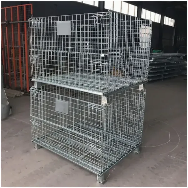 Factory Direct Sale Pallet Rack Mesh Cage With Wheels photo-5