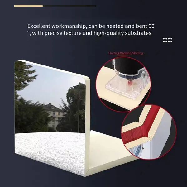 Bamboo Charcoal Wood Pet Mirror Panel With Solid co - Extrusion Process, Multi - Layer Mirror Effect, Environmentally Friendly and Formaldehyde - Free photo-3