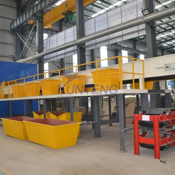 Large Dustbin for Sorting Table With Scrapshoot Hole Waste Segregation Machine Sorting Line photo-5