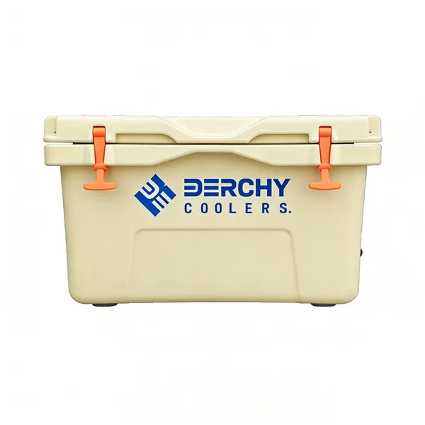 New Style 45qt Custom Logo Insulated Portable Thermal Food Beverage Hard Cooler Box for Camping Travel