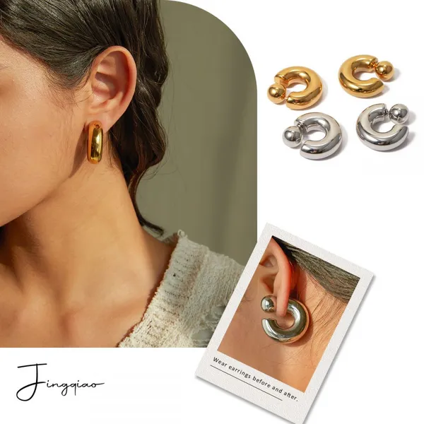 Twist Cross Stud Earrings With Geometric Pearl Onyx Eye Design photo-4