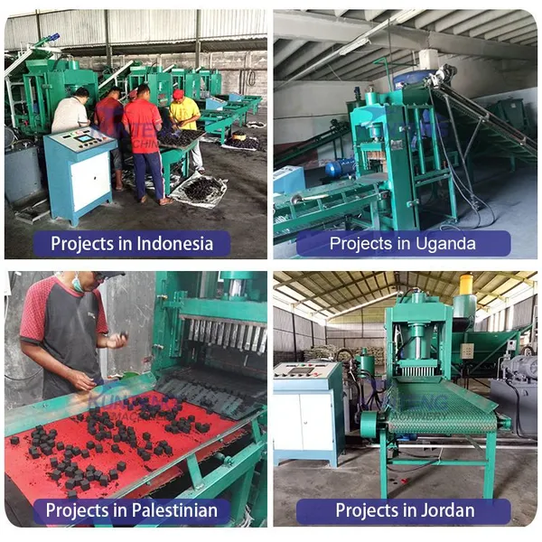 Wood Sawdust Charcoal Briquette Forming Equipment Coal Briquette Production Line EPC photo-4