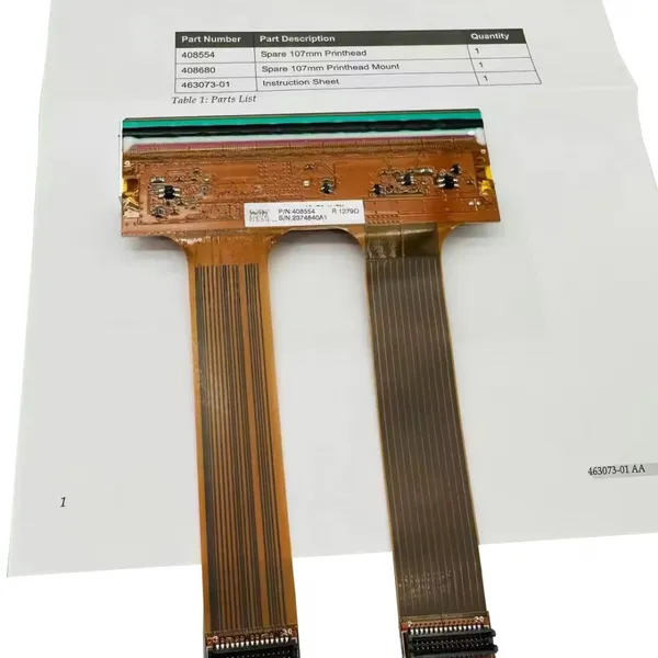 408554 Spare 107mm TTO Printhead for Videojet 6530 6540 6550 TTO Printer photo-4
