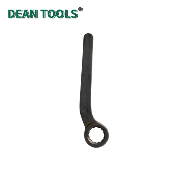 Bent Handle Ring Wrench Metric 10-19mm 12-Point Double End Chrome Vanadium photo-5
