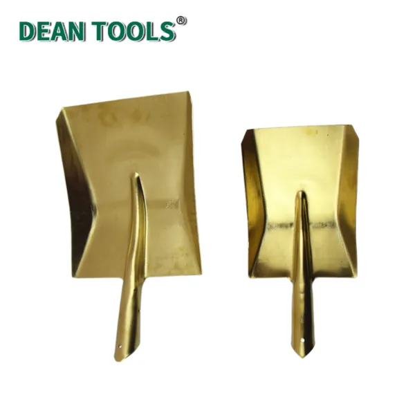 Brass Square Shovel,No Spark Square Shovel With Straight Blade and Comfort D-Grip Handle photo-2