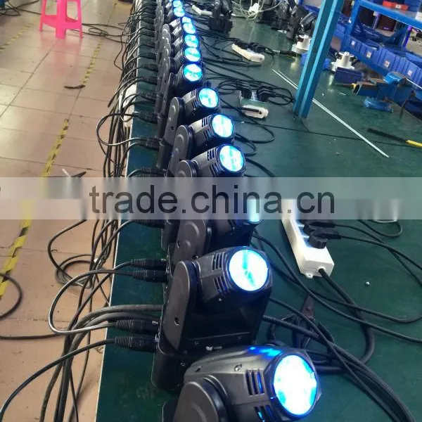 10W RGBW Mini Moving Head Stage Light dj Light Party Supply photo-4