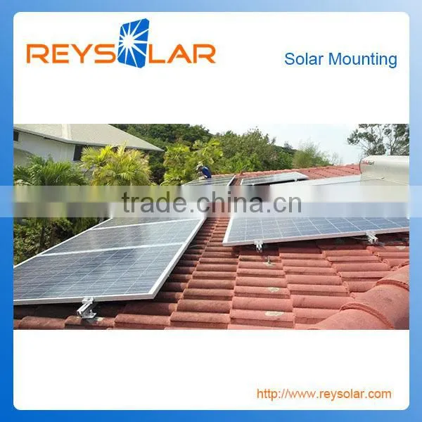 All Aluminum Home Roof Solar Mounting System Bracket Solar Panel Bracket for Solar System