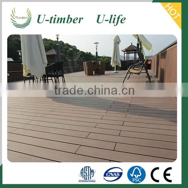 Made in China Wood Plastic Composite Material Flooring photo-4
