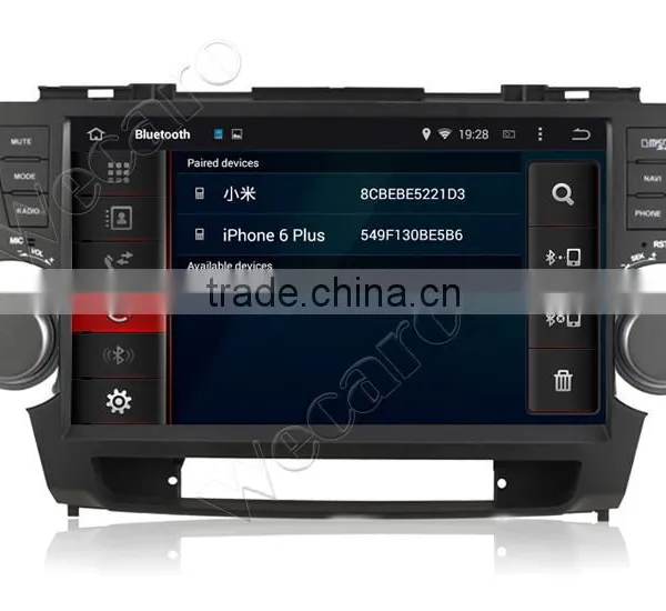Wecaro WC-TH1062 Android 4.4.4 Car Stereo 10.1" 2 Din for Toyota Highlander Android Car Dvd Radio GPS 1080p 2008-2014 photo-5