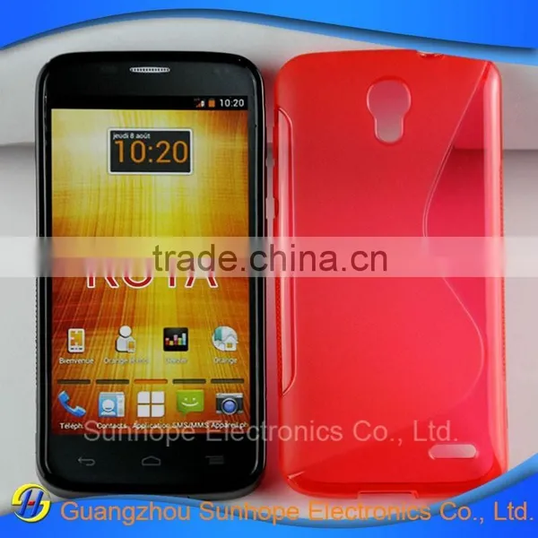 S Line Design Tpu Gel Mobile Phone Skins for Orange ROYA photo-4