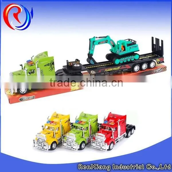Friction truck, Plastic Toy Tractors, Trailer Truck Toy