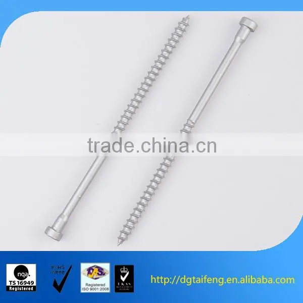 Yellow Zinc Self Tapping Full Thread Rod for Wood photo-2