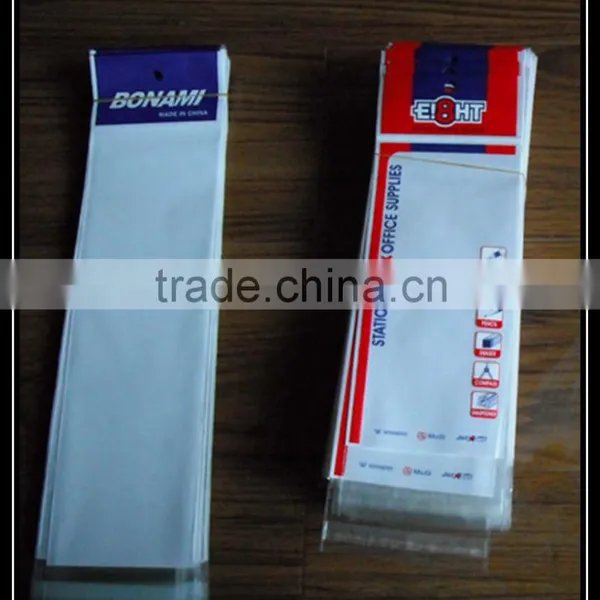 Chinese Manufacturer Custom Printed Transparent Self Adhesive OPP Plastic Packaging Bag With Header for Candy photo-3