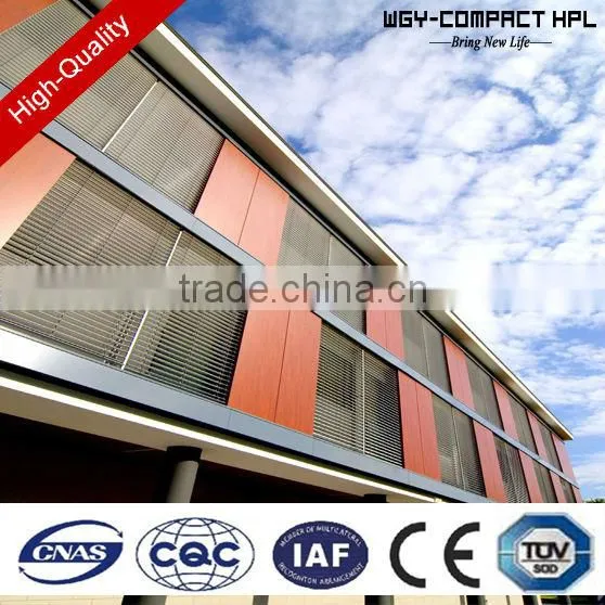 2014 New Exterior Compact Laminate Hpl 6mm