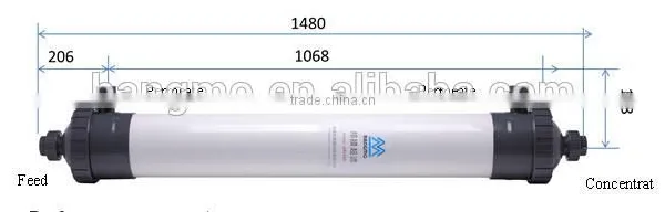 Best Price !!! 0.01 Micron Inside-out Hollow Fiber Membrane Filter for Commercial Water Treatment photo-3