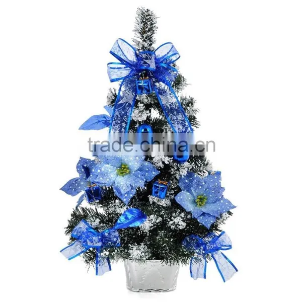 HOT! Mini Deco Artificial Small Christmas Trees With Flower and Berry