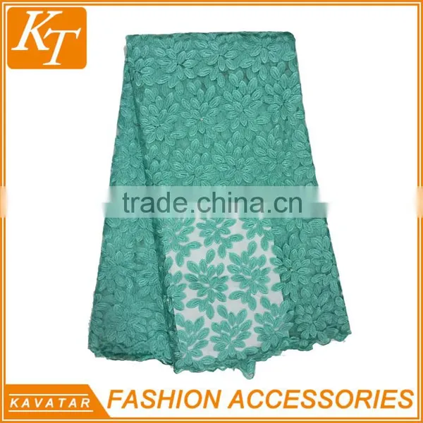 Kavatar Brand Latest African Cord Guipure Lace Fabric photo-5