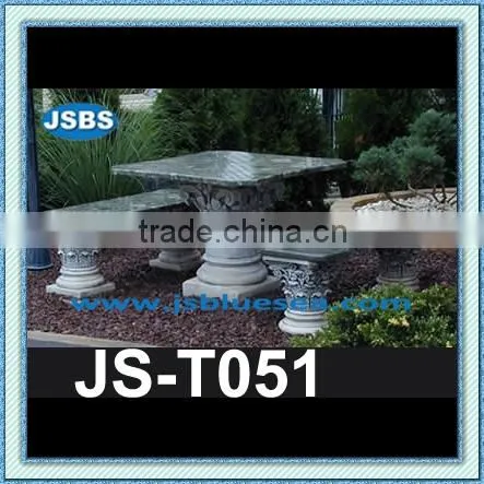 Solid Decorative Outdoor Granite Table With Bench