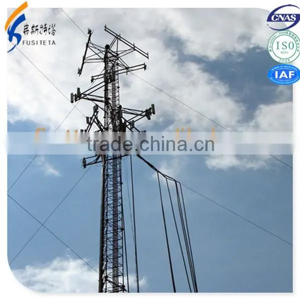 Tower Company Four Legged Guyed Wire Communication Tower photo-2