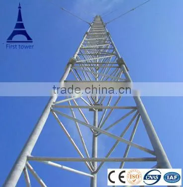 Galvanized Self Supporting Telecom Communication Steel Tower photo-6