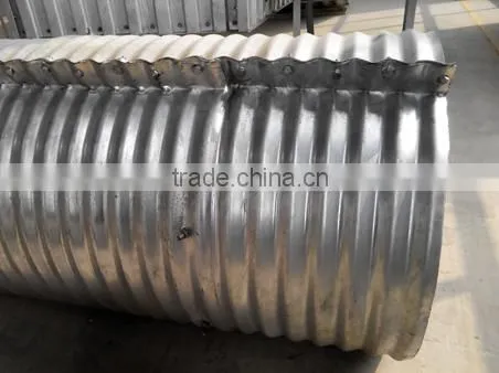 China Supplier Corrugated Galvanized Steel Culvert Pipe photo-5